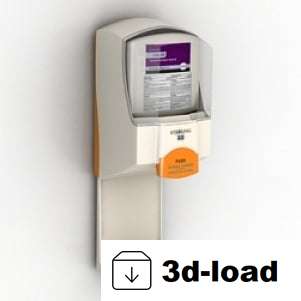 3d модель 3D-дезинфицирующее средство для рук