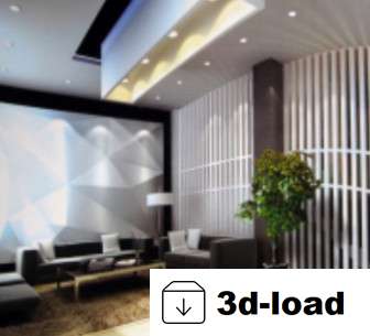 3d модель 3D комната для деловых встреч
