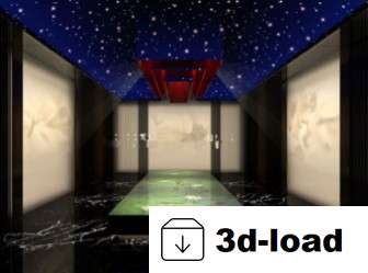 3d модель Дизайн интерьера комнаты массажа