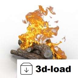 3d модель Fire Logs