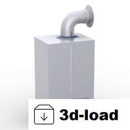 3d модель газового котла