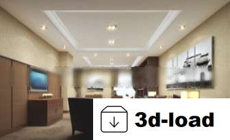 3d модель интерьера гостиной 3D