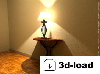 3d модель лампы накаливания