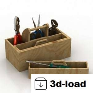 3d модель приборной коробки