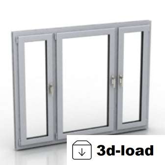 3d модель раздвижной двери