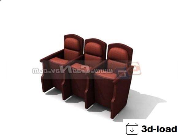 3d модель зала для сидения