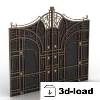 3d модель Делюкс Континентальная Дверь