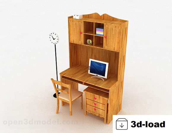 3d модель Детская Письменный Стол