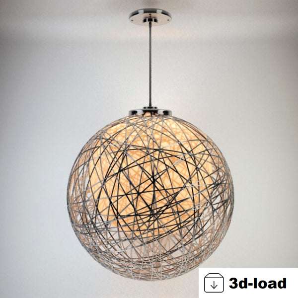 3d модель Домашний провод подвесной светильник