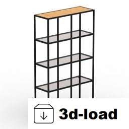 3d модель Ikea Rack Vittsjo