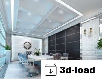 3d модель Интерьер конференц-зала
