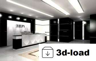 3d модель Компания Прием Дизайн Интерьерная Сцена