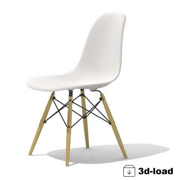 3d модель Мебель Eames Dsw Стул