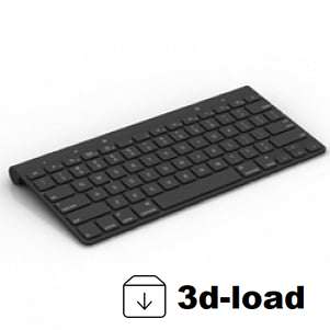 3d модель Модель клавиатуры 3D