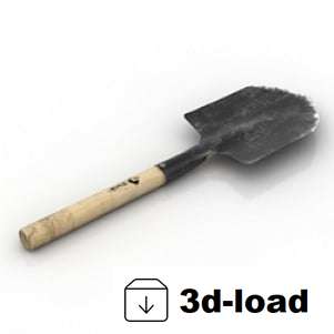 3d модель Модель лопаты 3D