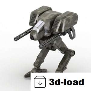 3d модель Модель робота 3D