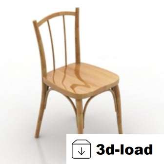 3d модель Общий стул