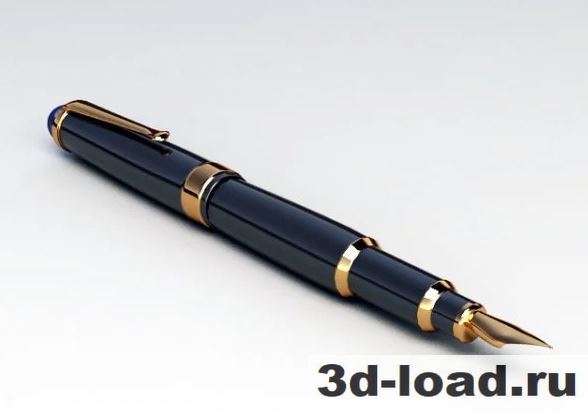 3d модель Перьевая ручка