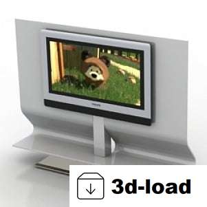 3d модель Подставка для ЖК-телевизора