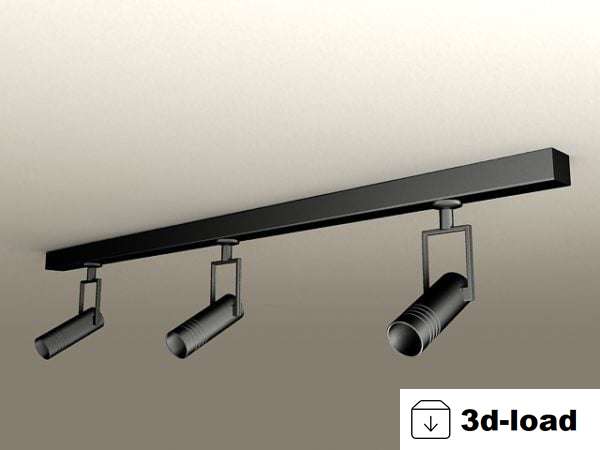 3d модель Потолочные светильники Studio Rail Spotlight