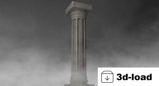 3d модель Римская колонна