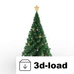 3d модель Рождественская елка Украшение