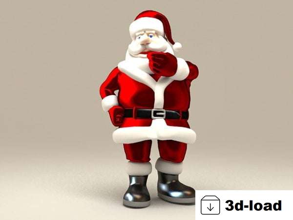3d модель Рождество Санта-Клаус