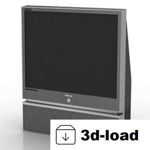 3d модель Samsung плазменный телевизор