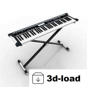3d модель Синтезатор Орган