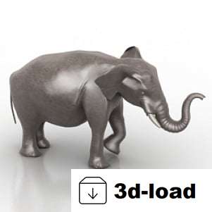 3d модель Статуэтка слона