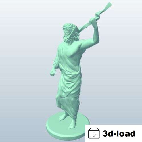 3d модель Статуя Зевса