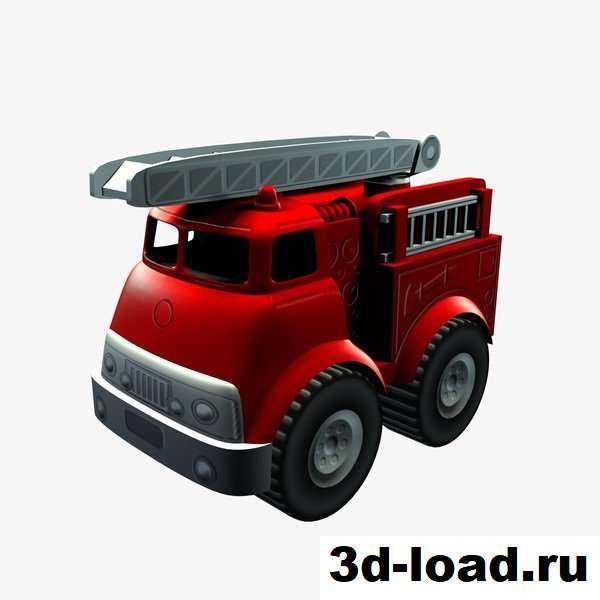 3d модель Спасательная пожарная машина V2 скачать бесплатно